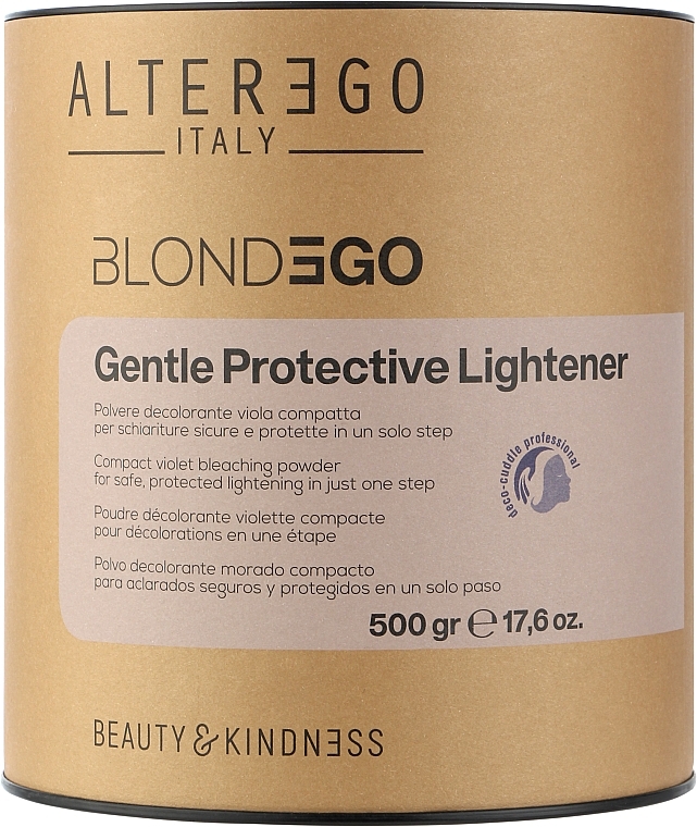 Puder rozjaśniający do włosów - AlterEgo BlondEgo Gentle Protective Lightener Violet Bleaching Powder — Zdjęcie N2