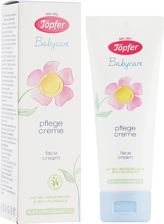 Krem do twarzy dla dzieci - Topfer Babycare Face Baby Cream