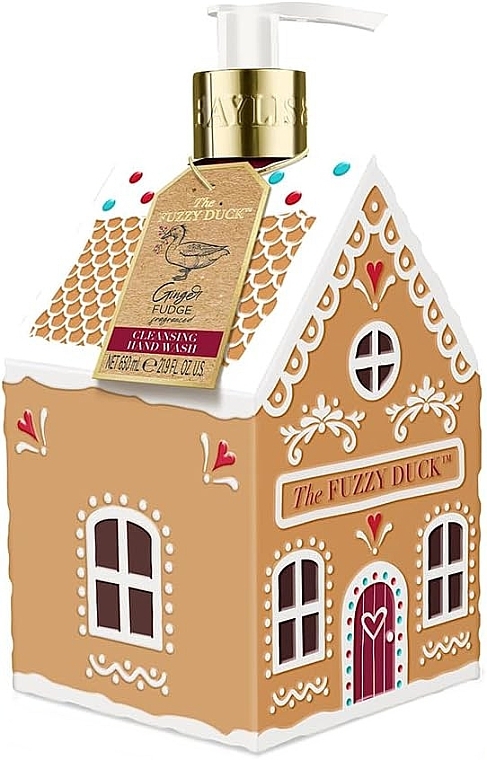 Mydło w płynie do rąk - Baylis & Harding The Fuzzy Duck Winter Wonderland Festive Hand Wash & Ceramic Gingerbread House Gift Set — Zdjęcie N1