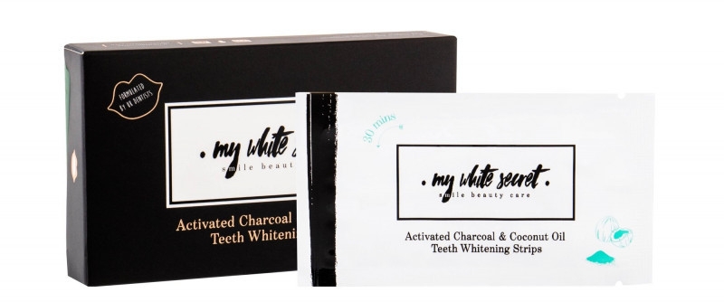 Wybielające paski do zębów - My White Secret Whitening Strips With Activated Charcoal And Coconut Oil — Zdjęcie N1