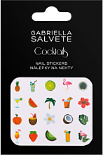Naklejki na paznokcie - Gabriella Salvete Cocktails Nail Stickers — Zdjęcie N1