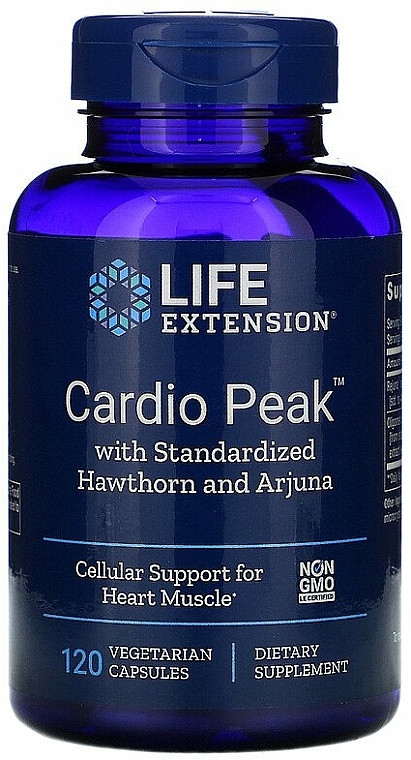 Suplementy diety Głóg i arjuna - Life Extension Cardio Peak With Standardized Hawthorn And Arjuna — Zdjęcie N1