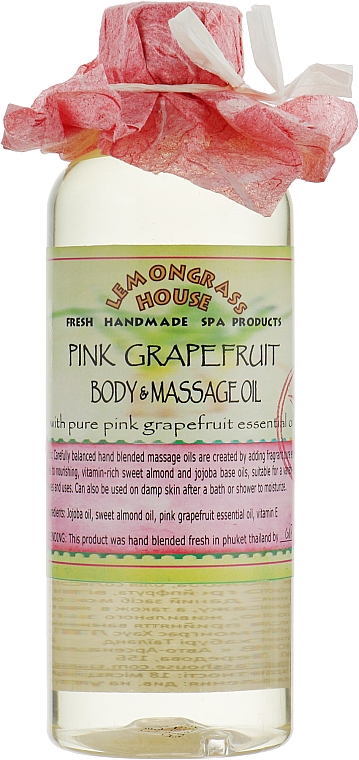 Olejek do ciała i masażu Różowy grejpfrut - Lemongrass House Body & Massage Oil — Zdjęcie N1