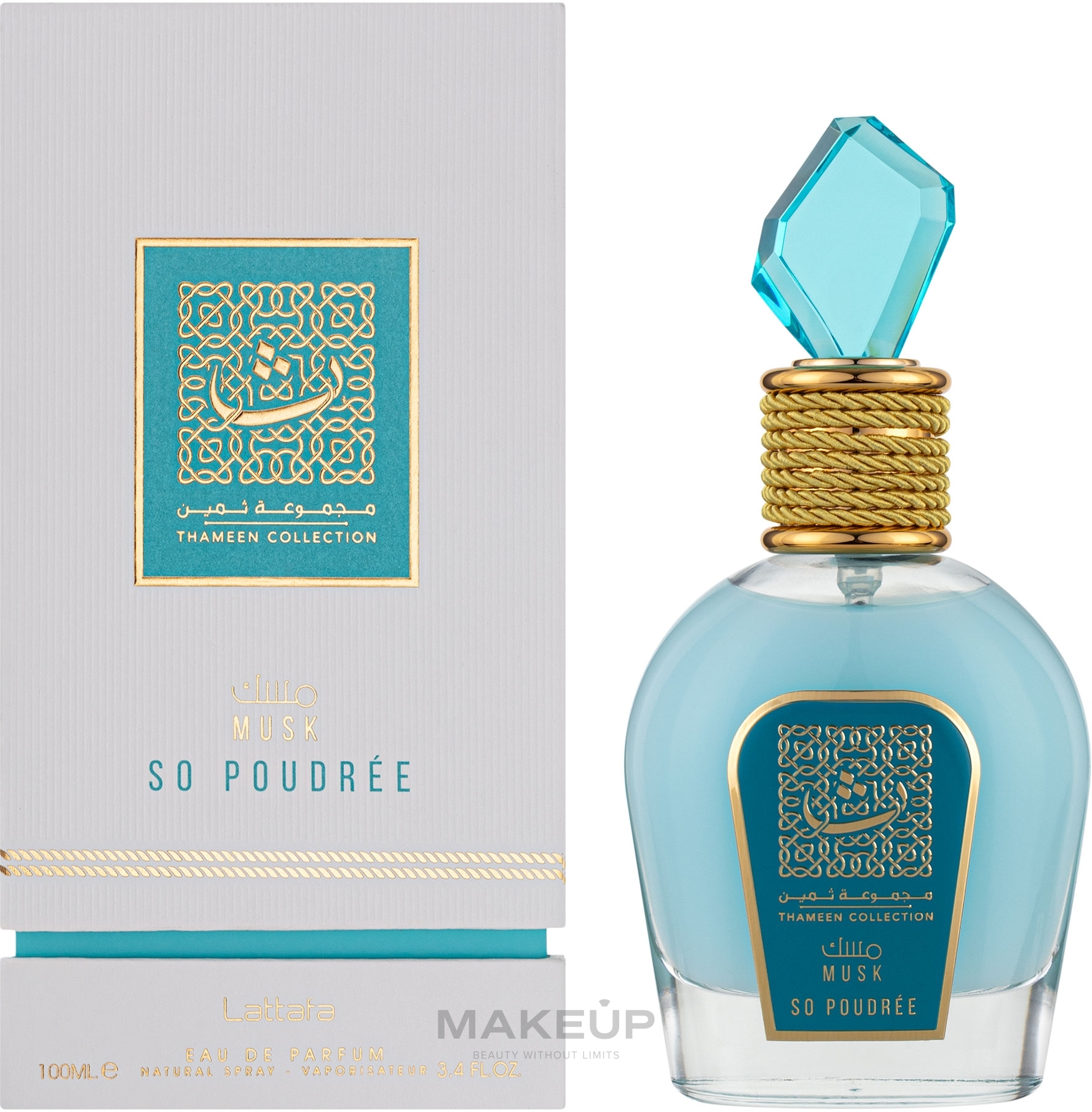 Lattafa Perfumes Thameen Collection Musk So Poudree - Woda perfumowana — Zdjęcie 100 ml