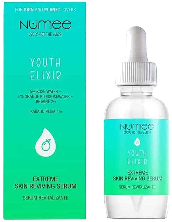 Rewitalizujące serum do twarzy - Numee Drops Got The Juice Youth Elixir Serum — Zdjęcie N1