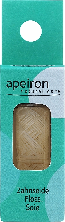 Naturalna nić dentystyczna, 30 m - Apeiron Dental Floss — Zdjęcie N1