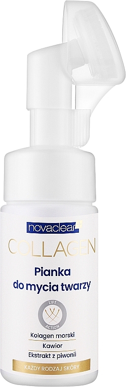 Oczyszczająca pianka do twarzy z kolagenem - Novaclear Collagen Facial Foam — Zdjęcie N1