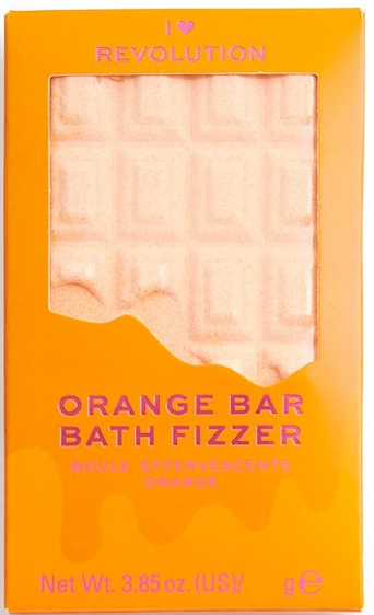 Musująca kula do kąpieli - I Heart Revolution Chocolate Bar Bath Fizzer "Orange" — Zdjęcie N1