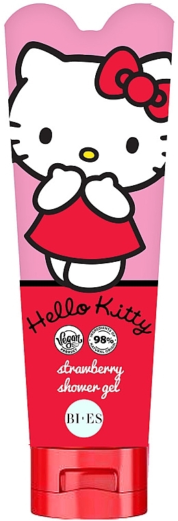 Żel pod prysznic 2 w 1 - Bi-es Hello Kitty Strawberry Shower Gel & Shampoo — Zdjęcie N1