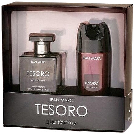 Zestaw - Jean Marc Tesoro Pour Homme (deo/150ml + edt/100ml) — Zdjęcie N1