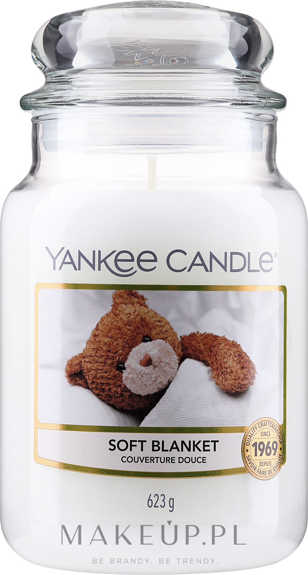 Świeca zapachowa w słoiku - Yankee Candle Soft Blanket Candle — Zdjęcie 623 g