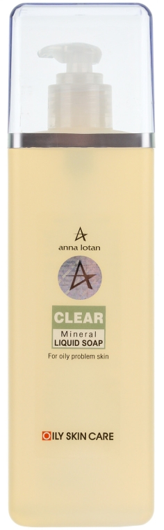 Mineralne mydło w płynie do cery tłustej i trądzikowej - Anna Lotan A-Clear Mineral Hygienic Liquid Soap — Zdjęcie N1
