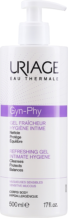 Żel do higieny intymnej - Uriage GYN-PHY Toilette Intime Gel Fraicheur — Zdjęcie N1