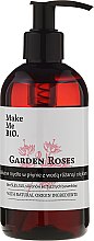 Delikatne mydło w płynie z wodą różaną i olejami - Make Me Bio Garden Roses — фото N2