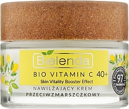 Nawilżający krem przeciwzmarszczkowy do twarzy 40+ dzień/noc - Bielenda Bio Vitamin C — Zdjęcie N1