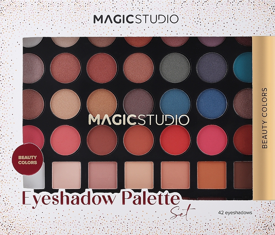 Paleta cieni do powiek - Magic Studio Beauty Colors Eyeshadows Palette Set 42 — Zdjęcie N3