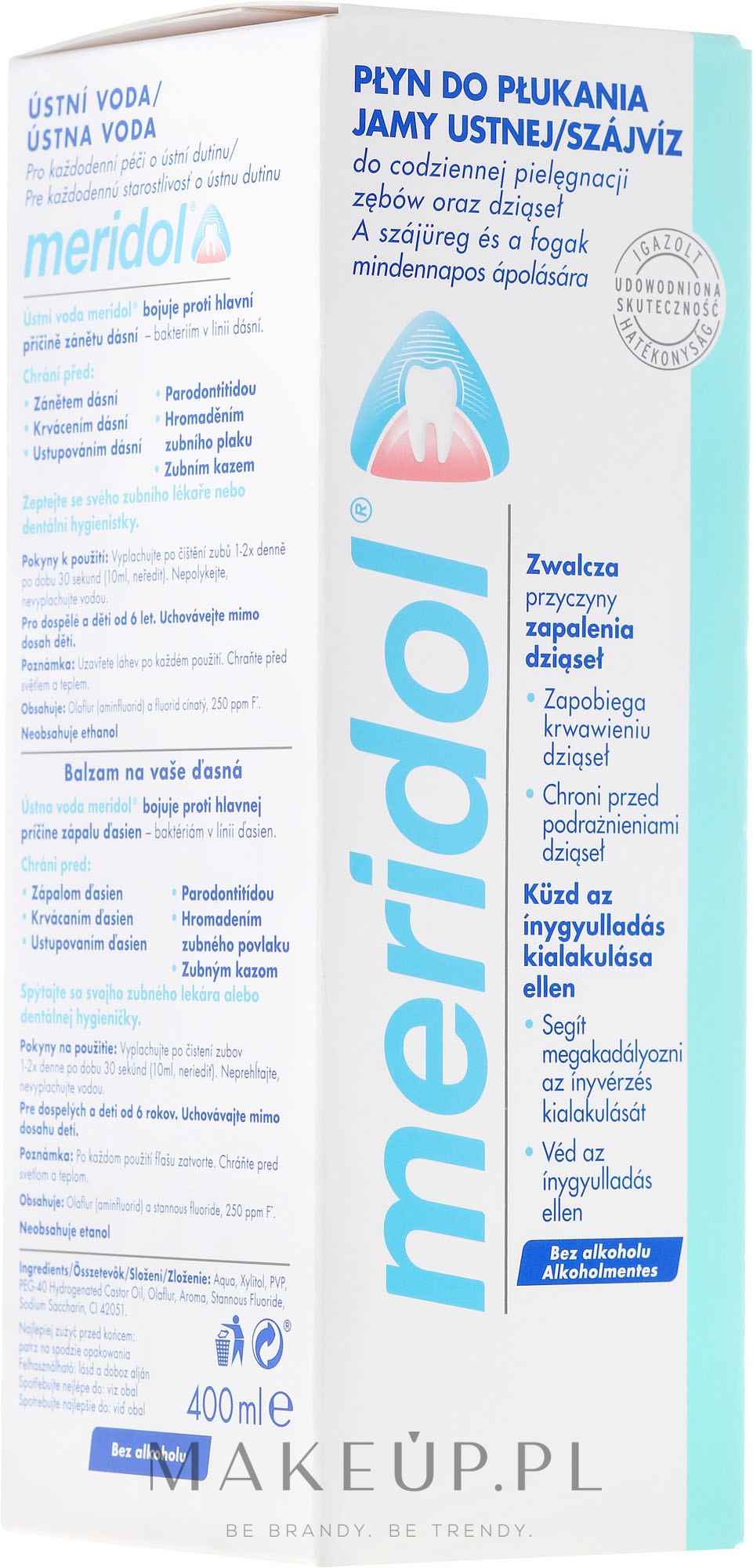 Płyn do płukania jamy ustnej - Meridol Protection Gums Liquid Mouthwash — Zdjęcie 400 ml