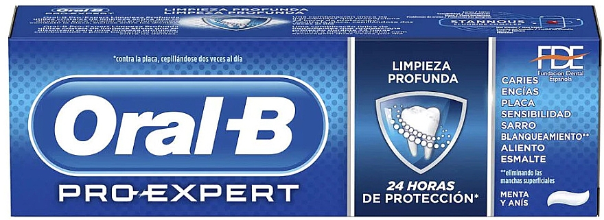 Głęboko oczyszczająca pasta do zębów - Oral-B Pro-Expert Deep Cleaning Toothpaste — Zdjęcie N2