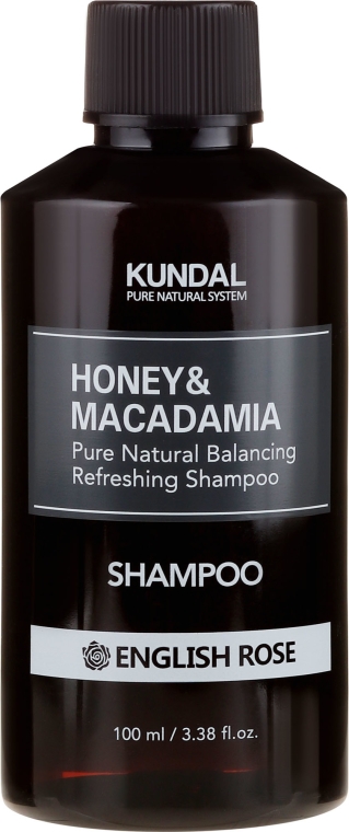 Intensywnie nawilżający szampon proteinowy do włosów Angielska róża - Kundal Honey & Macadamia Shampoo — Zdjęcie N1
