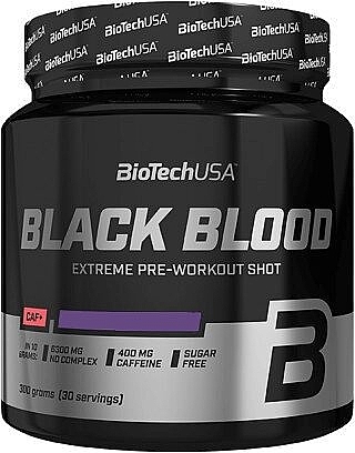 Kompleks przedtreningowy Jagody - BioTechUSA Black Blood CAF+ Blueberry Extreme Pre-Workout Shot — Zdjęcie N1