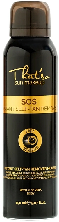Pianka do usuwania samoopalacza - That's So SOS Instant Self-Tan Remover — Zdjęcie N1