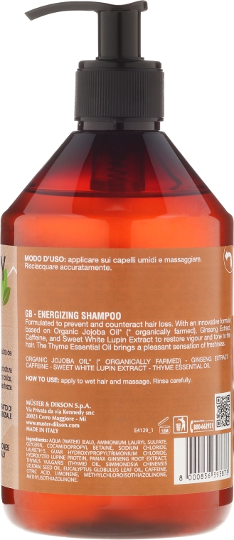 Szampon przeciw wypadaniu włosów - EveryGreen Loss Control Energizing Shampoo — Zdjęcie N2