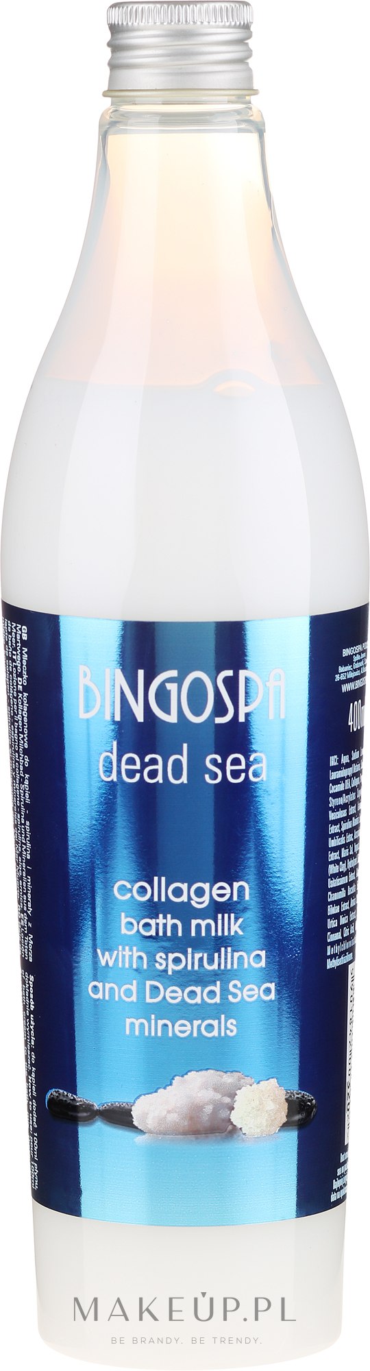 Mleczko do kąpieli z minerałami z Morza Martwego - BingoSpa Dead Sea Collagen Milk Bath — Zdjęcie 400 ml