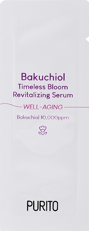 Serum do twarzy - Purito Bakuchiol Timeless Bloom Revitalizing Serum (próbka) — Zdjęcie N1