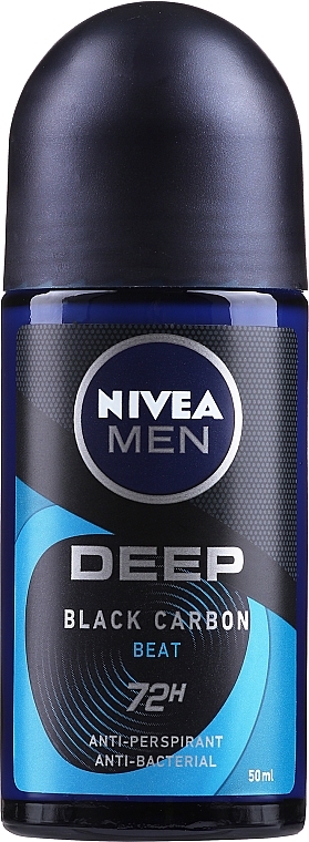 Dezodorant w kulce - NIVEA MEN Deep Black Carbon Roll-On  — Zdjęcie N1