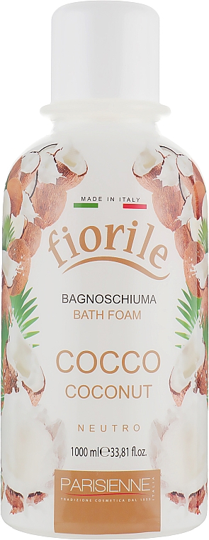 Płyn do kąpieli Kokos - Parisienne Italia Fiorile Coconut Bath Foam — Zdjęcie N1