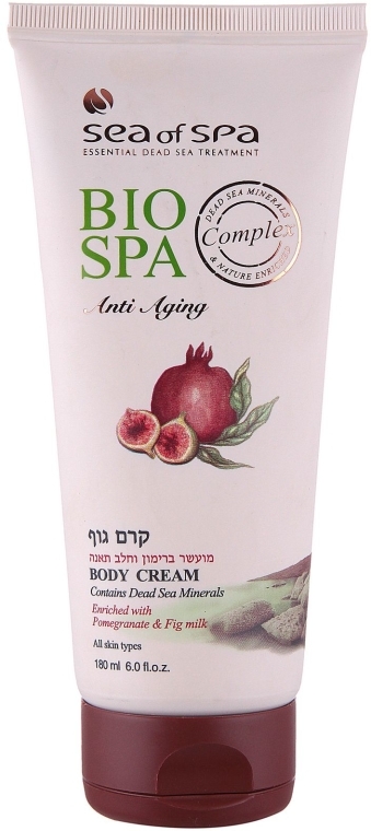 Krem do ciała Granat i mleko figowe - Sea of Spa Bio Spa Anti Aging Body Cream with Pomegranate & Fig Milk — Zdjęcie N1