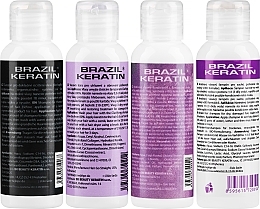 WYPRZEDAŻ Zestaw - Brazil Keratin Hair Go Straight (h/shm/2x100 ml + h/cond/100 ml + h/cr/100 ml) * — Zdjęcie N4