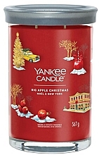 Świeca zapachowa w szklance Big Apple Christmas, 2 knoty - Yankee Candle Singnature  — Zdjęcie N1