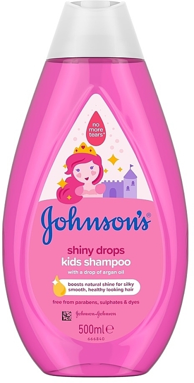 Nabłyszczający szampon do włosów dla dzieci - Johnson’s® Baby Shiny Drops Shampoo — Zdjęcie N1