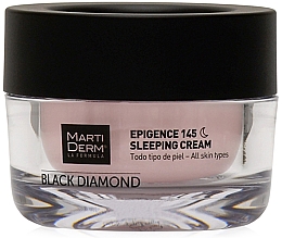 Krem do twarzy na noc - MartiDerm Black Diamond Epigence 145 Sleeping Cream — Zdjęcie N2