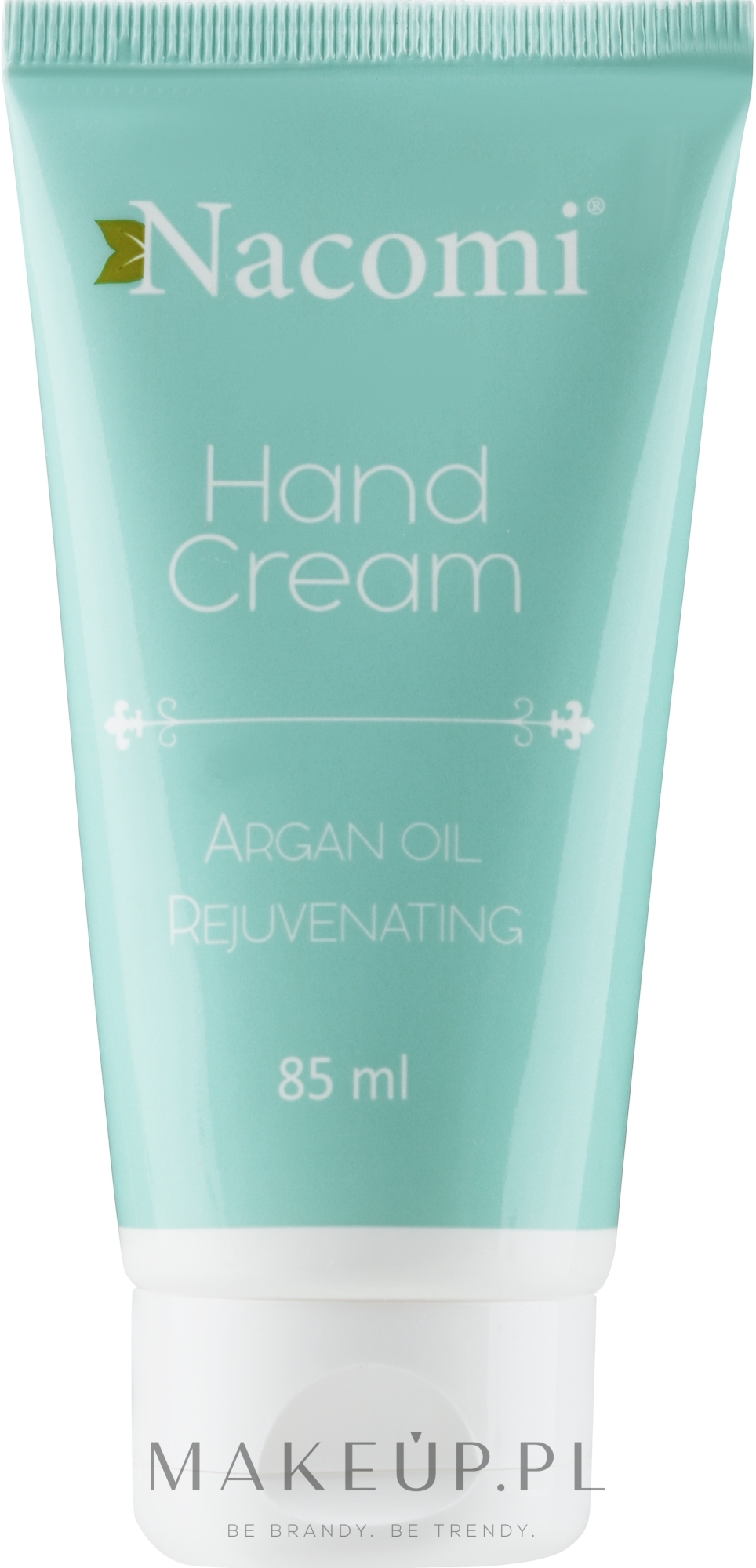 Odmładzający krem do rąk Olej arganowy - Nacomi Rejuvenating Hand Cream — Zdjęcie 85 ml