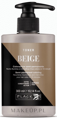Toner koloryzujący do włosów - Black Professional Line Semi-Permanent Coloring Toner — Zdjęcie Beige