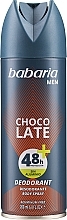 Dezodorant czekoladowy dla mężczyzn - Babaria Men Deodorant Men Chocolate Spray — Zdjęcie N1