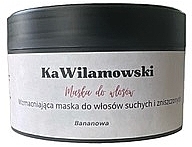 Wzmacniająca maska do włosów suchych i zniszczonych - KaWilamowski Banana — Zdjęcie N1
