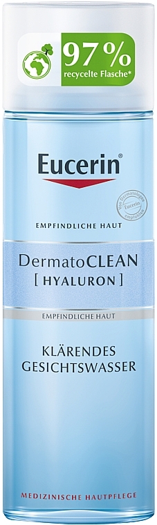 Oczyszczający tonik dla skóry wrażliwej - Eucerin DermatoClean Hyaluron Tonic — Zdjęcie N1