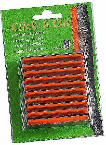 Wymienne ostrza modelujące do maszynek do golenia, 10 szt. - Witte Click'n Cut Thinning Blades — Zdjęcie N1
