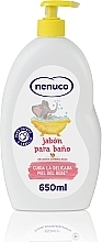 Mydło w płynie do kąpieli dla dzieci Mleczko migdałowe - Nenuco Moisturizing Bath Soap With Almond Milk — Zdjęcie N2