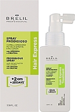 Spray na intensywny wzrost włosów - Brelil Hair Express Prodigious Spray  — Zdjęcie N2