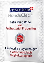 Oczyszczające chusteczki antybakteryjne - Novaclear Hands Clear Refreshing Wipe With Antibacterial Properties — Zdjęcie N3