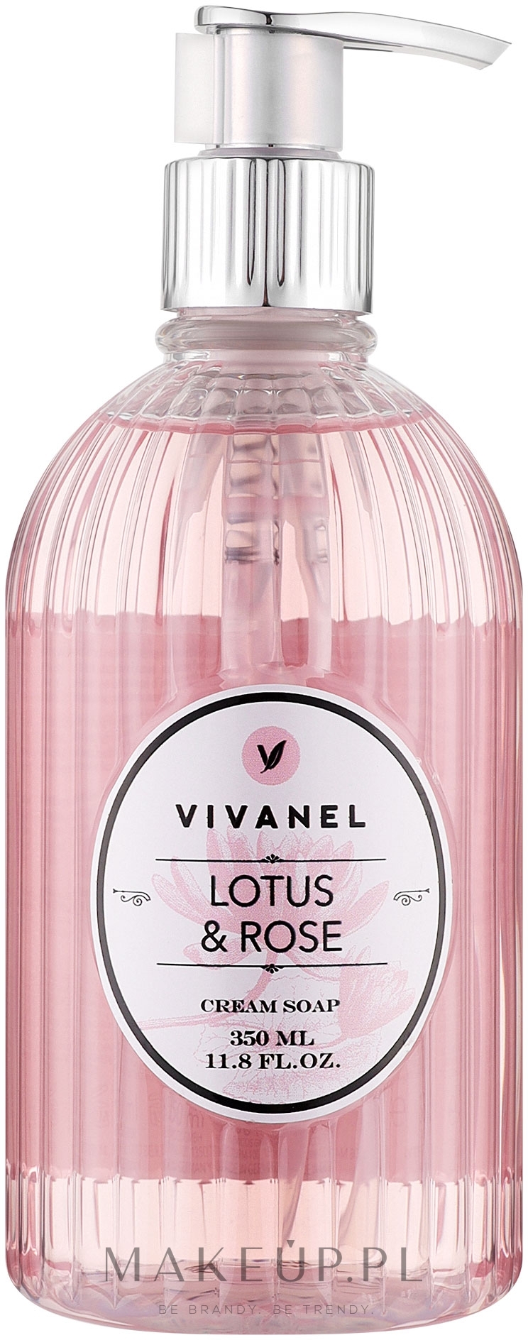 Vivian Gray Vivanel Lotus & Rose Cream Soap - Kremowe mydło w płynie Lotos i róża — Zdjęcie 350 ml