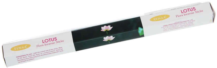 Kadzidełka Lotus - Synaa Flora Incense Sticks Lotus