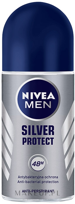 Antyperspirant w kulce dla mężczyzn - NIVEA MEN Silver Protect Deodorant Roll-On — Zdjęcie 50 ml