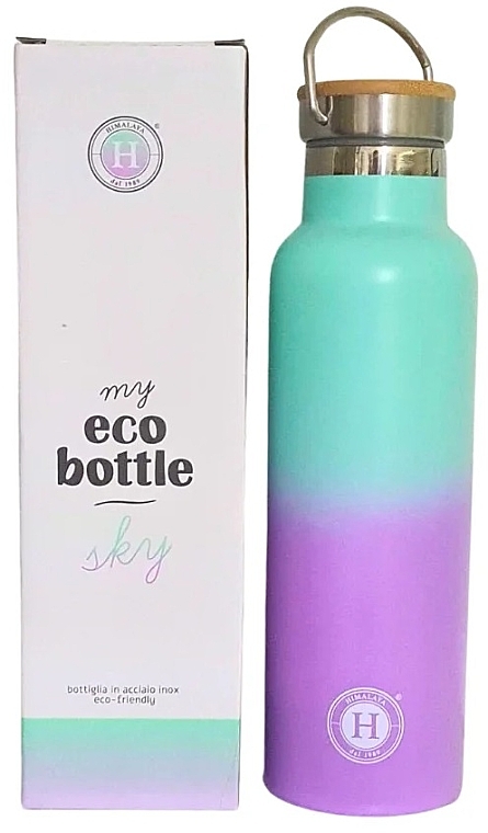 Butelka na wodę, 600 ml - Himalaya dal 1989 My Eco Bottle Rainbow Sky — Zdjęcie N1