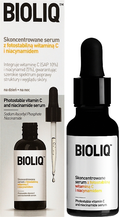 Skoncentrowane serum z fotostabilną witaminą C i niacynamidem - Bioliq Pro Photostable Vitamin C And Niacinamide Serum — Zdjęcie N2