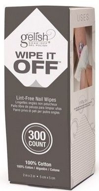 Bezwłókienne bawełniane serwetki - Gelish Wipe It Off — Zdjęcie N1